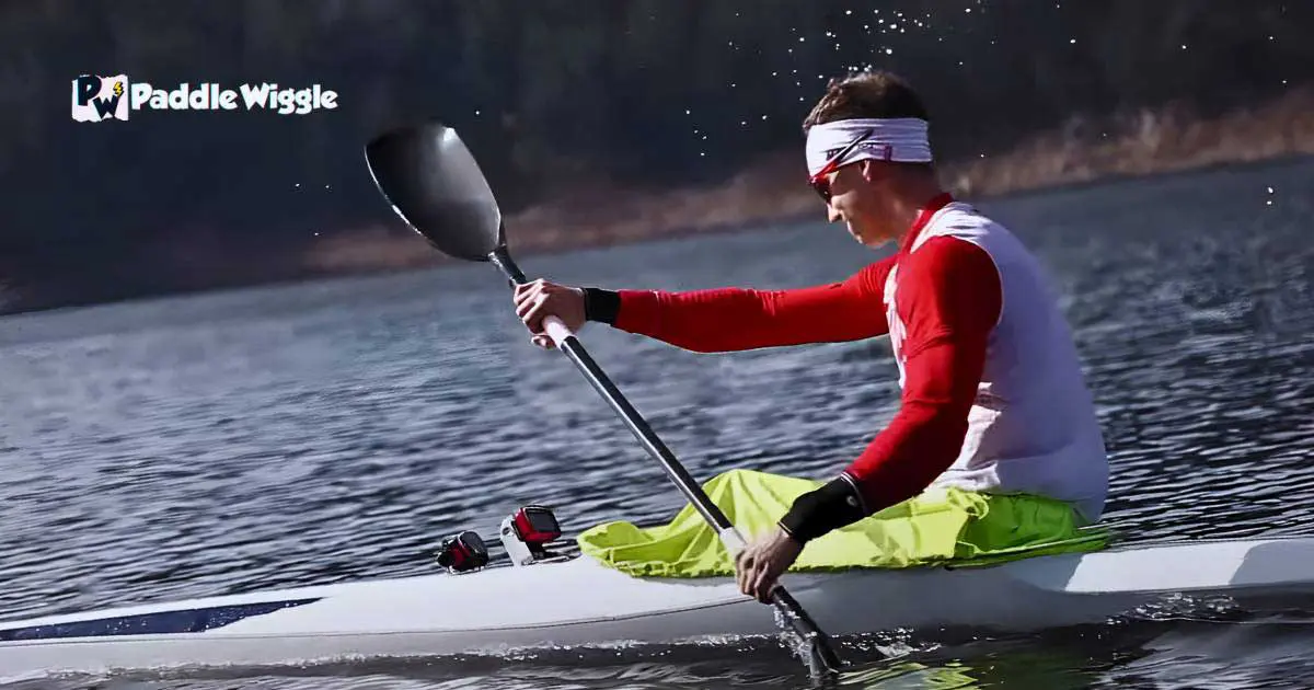 Using proper paddling technique to keep a kayak from flipping over.