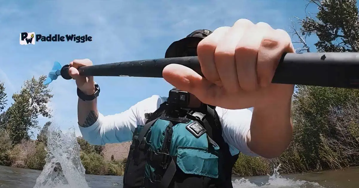 Me explaining how increasing intensity can burn more calories while kayaking.