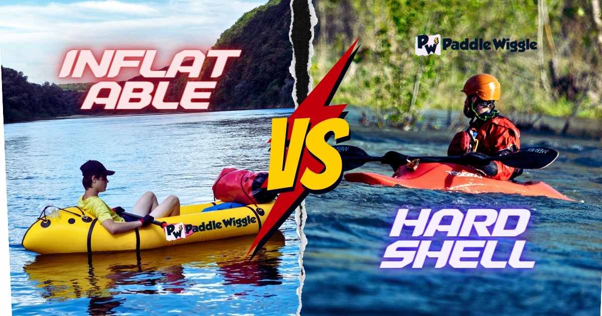 Comparing an inflatable kayak vs a hard kayak.