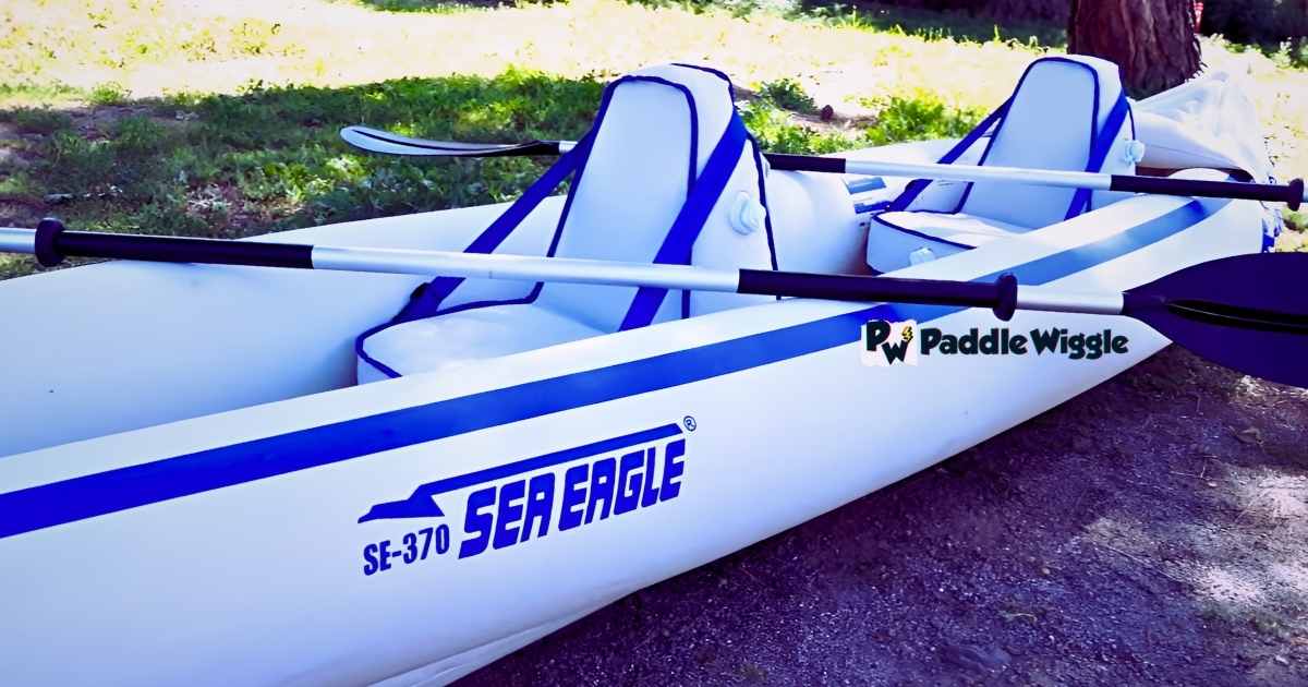 Reviewing the Sea Eagle 370 inflatable kayak.