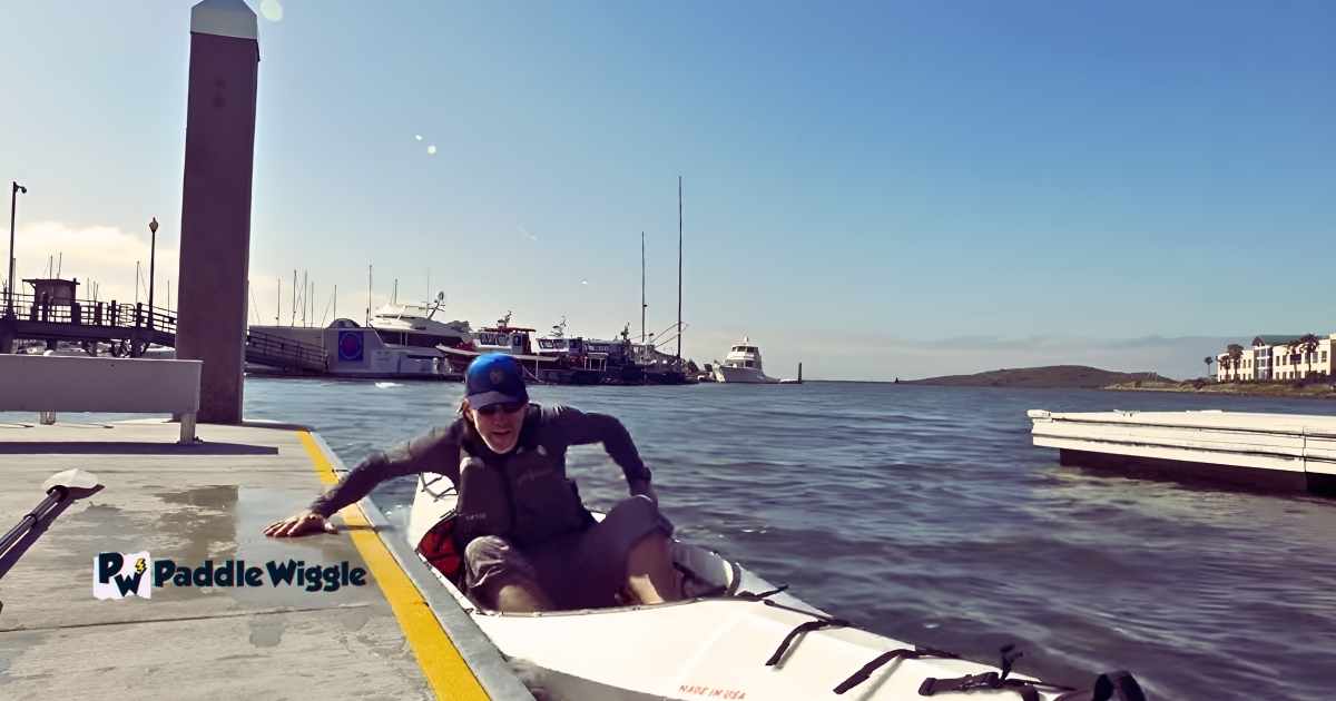 The Side-Saddle Method For Exiting A Kayak With Bad Knees.