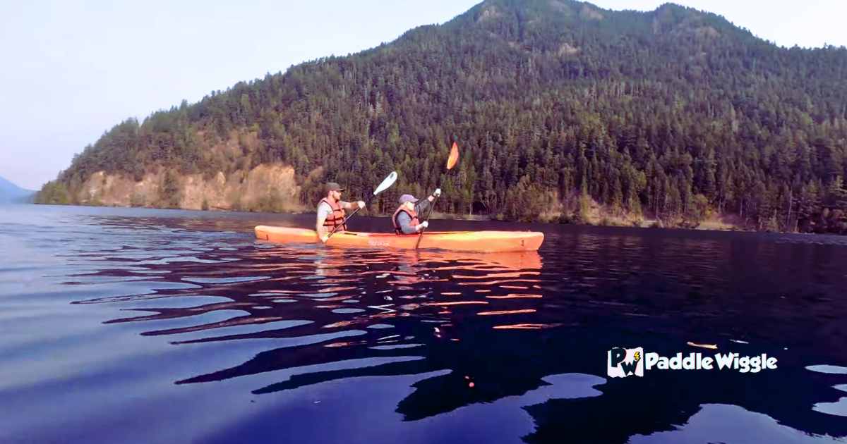 Kayaking Lake Crescent, Washington State