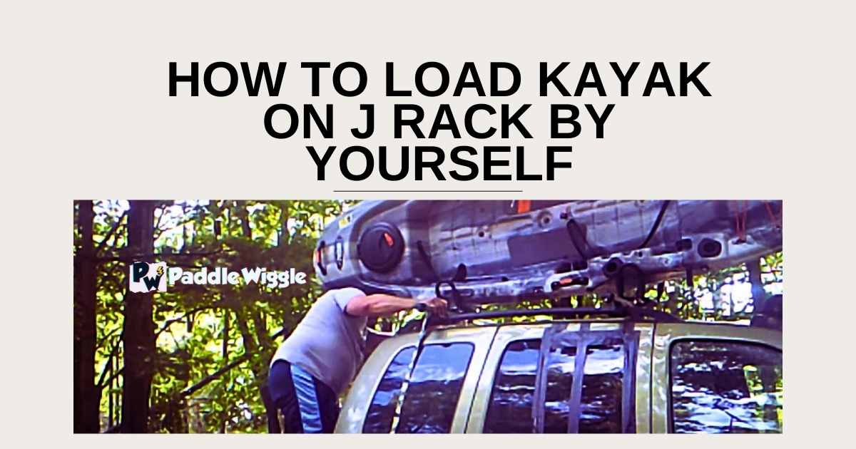 How to load kayak on j rack by yourself