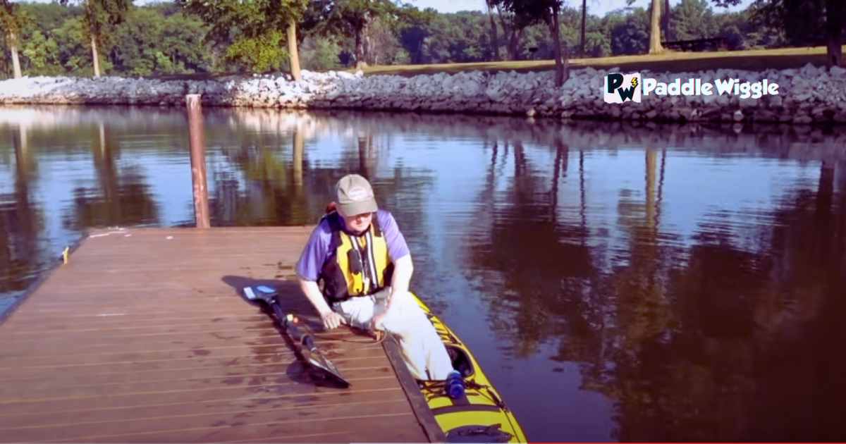 Straddle and Slide Technique For Kayak Launching
