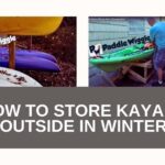 how to store kayaks outside in winter