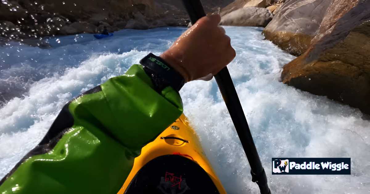 kayaking in currents over Class IV