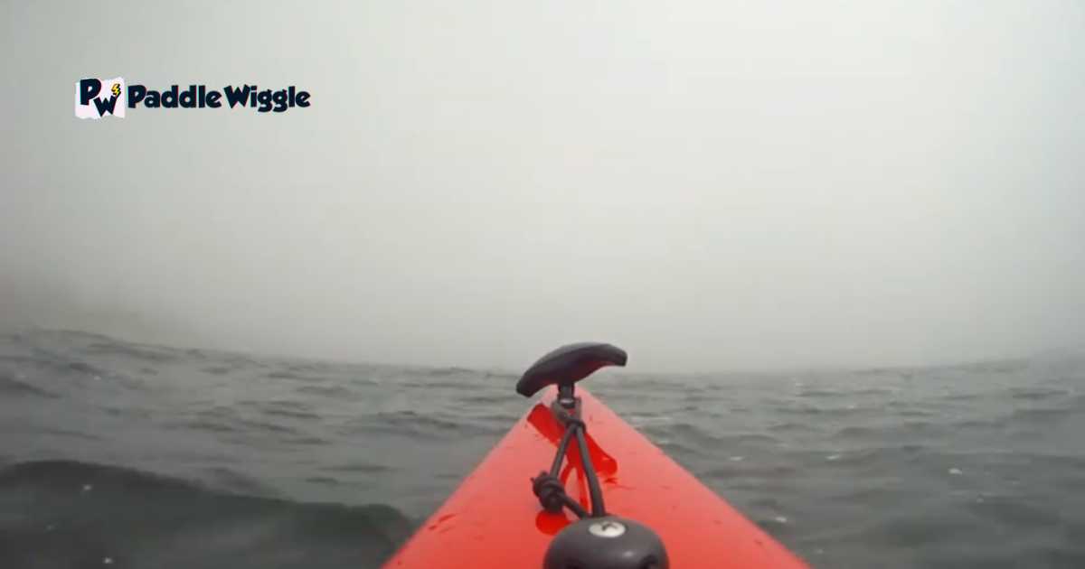 paddling through really thick fog