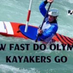 how fast do Olympic kayakers go